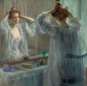 Geting Up Gallery: La Toilette, 1898. Creator: Breslau, Louise-Catherine (1856-1927)