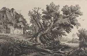 Arbour Prints: La Tonnelle, 1838. Creator: Charles Francois Daubigny