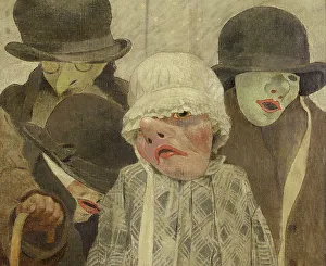 Pelez Fernand Emmanuel Prints: La Vachalcade, between 1896 and 1900. Creator: Fernand Pelez