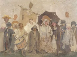 Misery Prints: La Vachalcade, between 1896 and 1900. Creator: Fernand Pelez