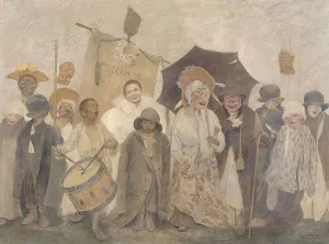 Mardi Gras Prints: La Vachalcade. Artist: Pelez, Fernand (1848-1913)