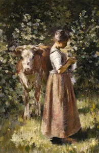 La Vachere, ca. 1888. Creator: Theodore Robinson