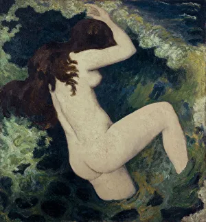 Spray Prints: La vague, c.1898. Creator: Aristide Maillol