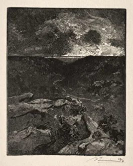 1849 1918 Prints: La vallee de Franchard. Creator: Auguste Louis Lepere (French, 1849-1918)