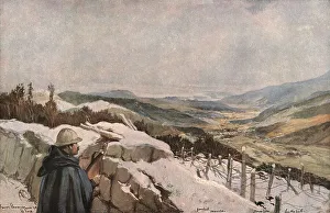 Lookout Prints: La vallee de Munster, 1916. Creator: Francois Flameng