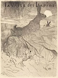 Carrot Gallery: La valse des lapins, 1895. Creator: Henri de Toulouse-Lautrec