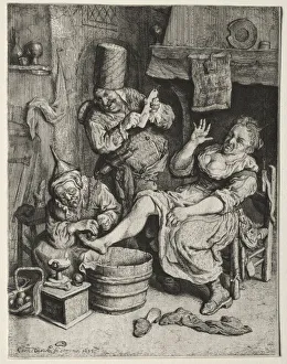 Cornelis Dusart Prints: La Ventouse, 1695. Creator: Cornelis Dusart (Dutch, 1660-1704)