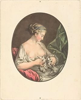 Color Aquatint And Etching Gallery: La Venus aux colombes. Creator: Jean Francois Janinet