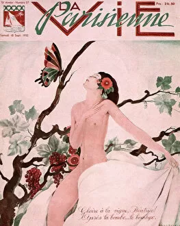 Erotic Collection: La Vie Parisienne Magazine Cover, 1932. Artist: Brunelleschi, Umberto (1879-1949)