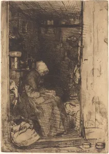 La Vieille aux Loques, 1858. Creator: James Abbott McNeill Whistler
