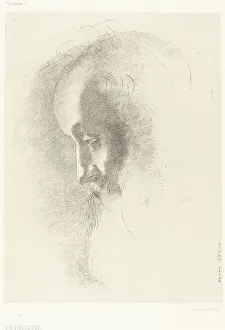 A La Vieillesse (To Old Age), 1886. Creator: Odilon Redon