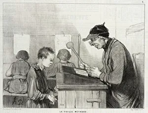 La Vielle Méthode, 1845. Creator: Honore Daumier