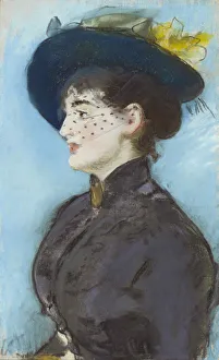 Pastel On Canvas Prints: La Viennoise Irma Brunner, 1880-1882