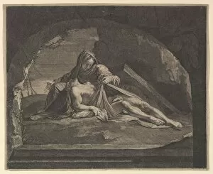 Shroud Gallery: La Vierge au sepulcre. Creator: Jean Morin