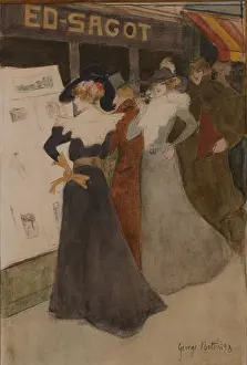 La vitrine de Sagot, 1898. Creator: Bottini, Georges Alfred (1874-1907)