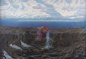 Longoni Prints: La voce del ruscello (The Sound of the Stream), 1904. Creator: Longoni, Emilio (1859-1932)