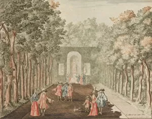 Gardens Collection: De Laan na Ceres, tegen over t Beeld van Phaunus, in