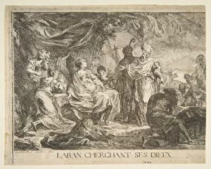 Laban cherchent ses dieux, 1753. Creator: Gabriel de Saint-Aubin