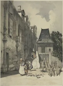 LAbbaye St. Amand, Rouen, 1839. Creator: Thomas Shotter Boys (British, 1803-1874)