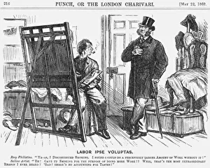 Latin Prints: Labor Ipse Voluptas, 1869. Artist: Charles Samuel Keene