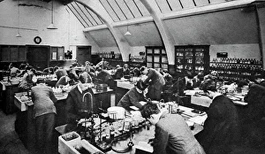 A laboratory in a London polytechnic, 1926-1927