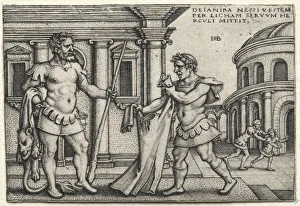 The Labors of Hercules: Hercules Receiving the Garment Steeped in Nessuss Blood, 1542