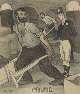 Wheelbarrow Prints: Labour, 1899. Creator: Jan de Waardt