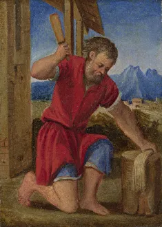 Rural Activities Prints: The Labours of the Months: July, c. 1580. Artist: Italian master