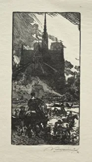 LAbreuvoir au Point St. Louis. Creator: Auguste Louis Lepere (French, 1849-1918)