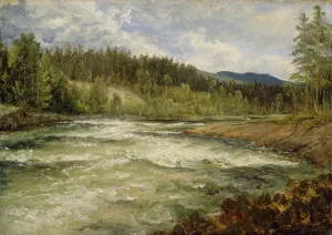 Nasjonalmuseet Prints: The Labro Falls, 1836. Creator: Thomas Fearnley