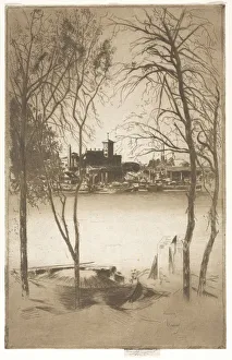 Theodore Roussel French Prints: Laburnums and Battersea, 1889-1898. Creator: Theodore Roussel (French, 1847-1926)