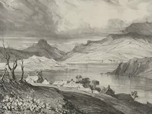 Auvergne Collection: Lac d Aidat, 1831. Creator: Godefroy Engelmann