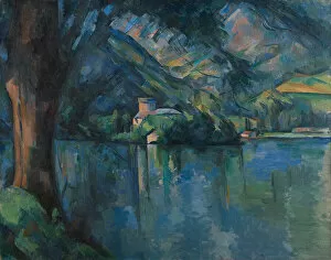 Paul 1839 1906 Collection: Lac d Annecy, 1896. Creator: Cezanne, Paul (1839-1906)