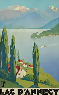 Lac d'Annecy, c1930. Creator: Broders, Roger (1883-1953).<br> Lac d'Annecy, c1930. Creator: Broders, Roger (1883-1953)