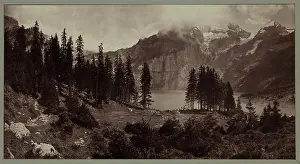 Misty Prints: Lac Doeshi, Switzerland, 1868. Creator: Adolphe Braun