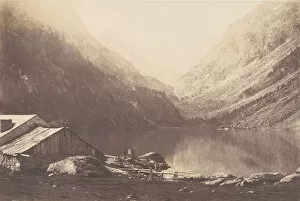 Pyrenees Gallery: Lac de Gaube, Cauterets, 1853. Creator: Joseph Vigier
