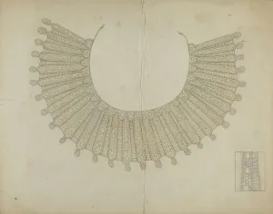 Grace Halpin Prints: Lace Collar, c. 1937. Creator: Grace Halpin