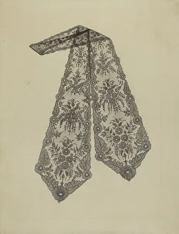 Lace Cravat, 1935/1942. Creator: Jean Peszel