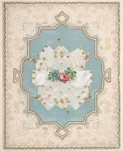 Esther Prints: Lace Paper Valentine, ca. 1855. Creator: Esther Howland