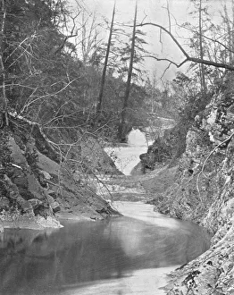 Lace Waterfalls and Dragons Pool, Natural Bridge, Virginia, USA, c1900. Creator: Unknown