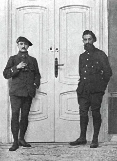 L'Achilleion, villa de Guillaume II, a l'occasion, base de ravitaillement de ses Sous... 1916. Creator: Robert Vaucher