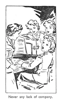 Never any lack of company, 1940 Never any lack of company, 1940