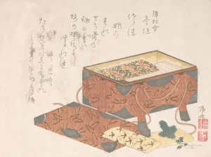 Ryuryukyo Shinsai Prints: Lacquer Box for Clothes, 19th century. 19th century. Creator: Shinsai