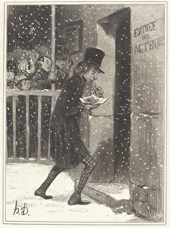 Doors Prints: L'Acteur des Funambules, 1842