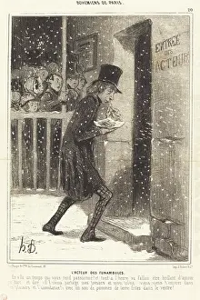 Doors Prints: L'Acteur des Funambules, 1842