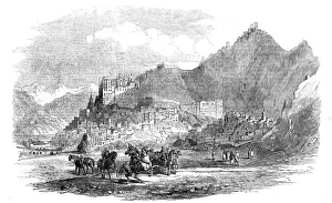 Ladakh Asia Prints: Ladak, the Capital of Little Thibet: Party of Punjaub Irregulars, 1857. Creator: Unknown