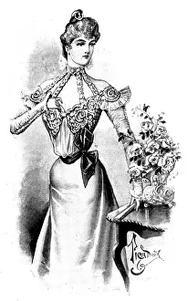 Fashionable Prints: Ladies Page: a charming theatre-bodice