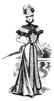 Fashionable Prints: Ladies Page: a charming visite, 1898