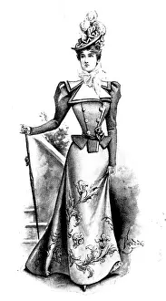 Fashionable Prints: Ladies Page: a becoming costume, 1898