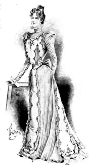 Fashionable Prints: Ladies Page: a dainty house-dress, 1898